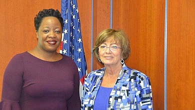 Careen Prevost with Linda Taglialatela