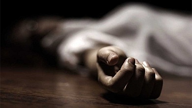 Dead body covered