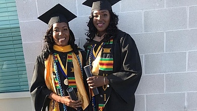 Josette John and Leanne Angol