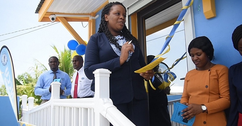 NCCU's newly appointed Administrative Officer, La Plaine Branch: Ms. Joye Augustine
