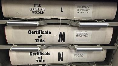Certificates of Title Records