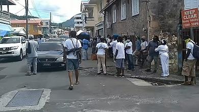 Protest in Roseau for Grand Bay By-Election