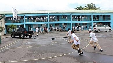 Students on Grounds of the St. Mary's Academy