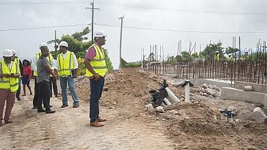 Pm Skerrit at Housing Development Site