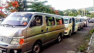 Buses in Roseau