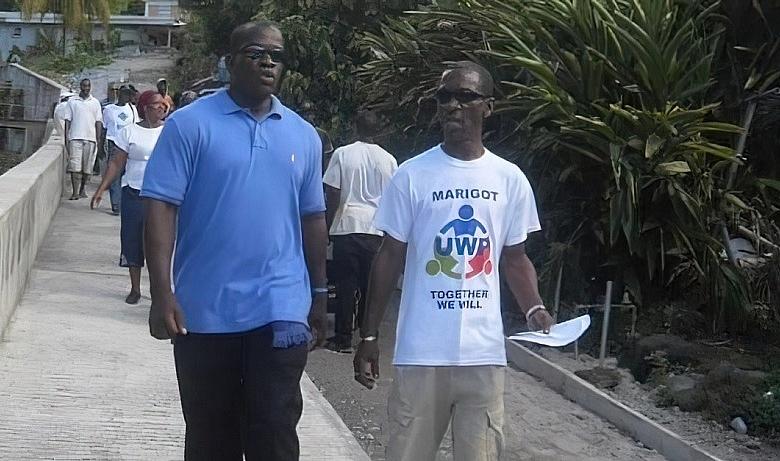 Brian Linton Walking With Lennox Linton