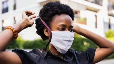 Woman Wearing Mask