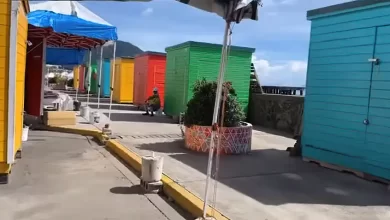 Roseau Bayfront Vendors Stalls