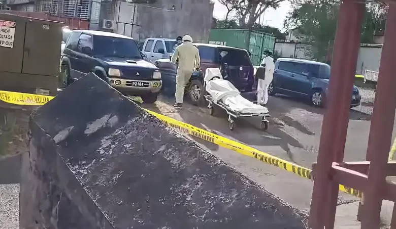 Deceased Body in Car in Roseau, Dominica