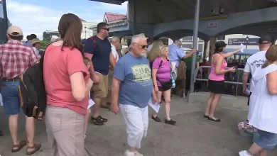 Tourists From Cruise