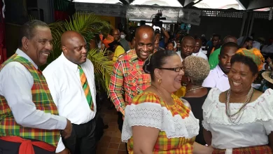 Charles and Clara Savarin, PM Roosevelt Skerrit, Ian Douglas ,Paula Platsko