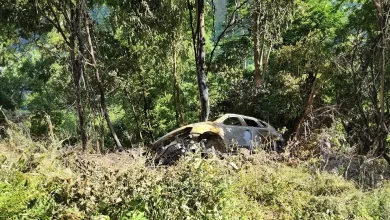Burned Car Soufriere Owners Coulibri Ridge