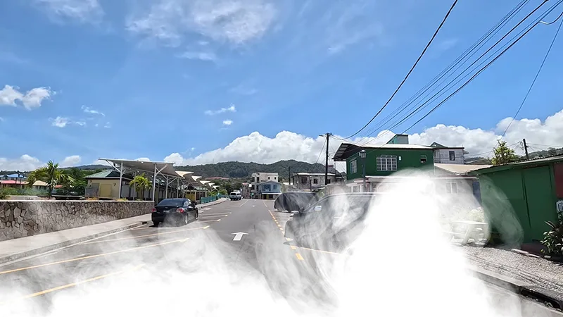Fogging in Roseau