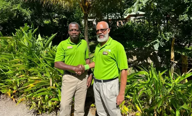 Sam Raphael with Claude Weekes