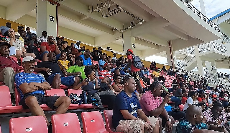 Spectators Windsor Park-Stadium Roseau Dominica