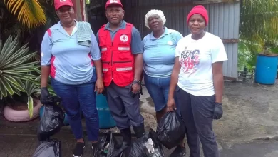 Volunteers in Dominica Red Cross