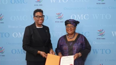 Janet Charles with Ngozi Okonjo Iweala