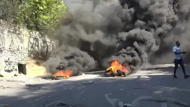 Haiti Streets Burn