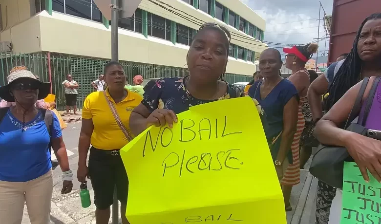 Protestors Outside High court