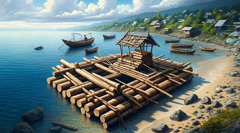 Pwipwi Raft – Kalinago Craft
