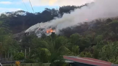 Fire Fond Cole Landfill Dominica