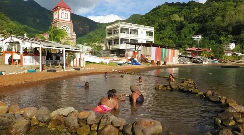 Natural Hot Springs in Dominica