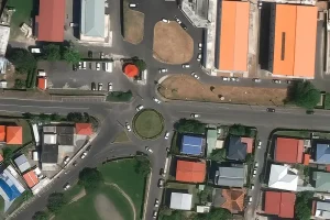 Goodwill Roundabout, in Roseau, Dominica