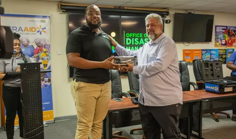 Israaid Dominica Drone Donation