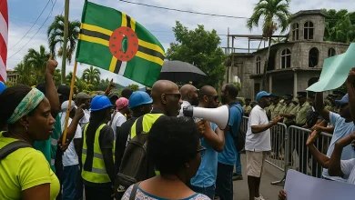 Protest for Dominica