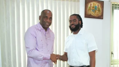 Roosevelt Skerrit with Anthony Samora Charles