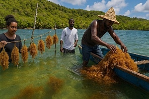 Seamoss Harvested in Dominica