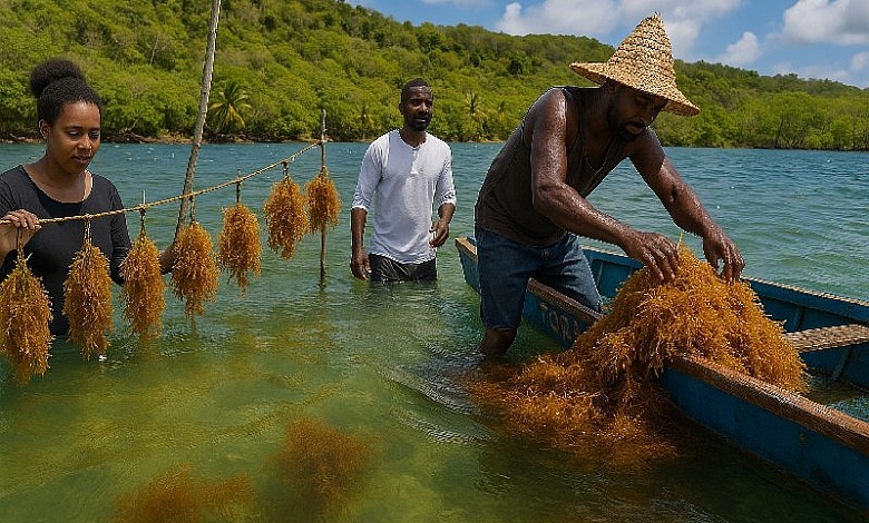 Seamoss Harvested in Dominica
