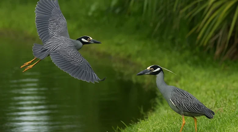 Yellow-crowned Night Heron (Kwabyé)