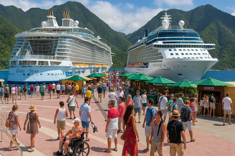 Dominica if It Could Take Two Mega Cruise Ships