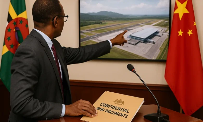 Highlighting Chinese-funded airport project while calling for MOU transparency