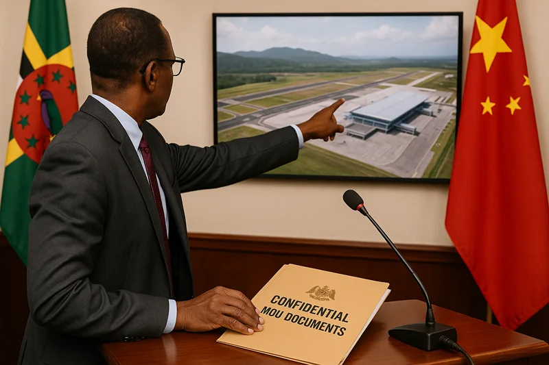 Highlighting Chinese-funded airport project while calling for MOU transparency