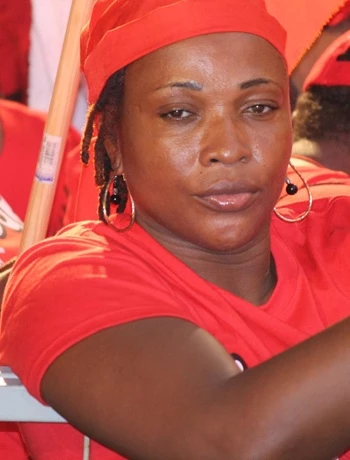 Supporter at DLP Political Rally