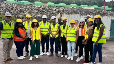 Delegation From the Caribbean Canada Leaders Dialogue at Dgdc Project Site Laudat Dominica