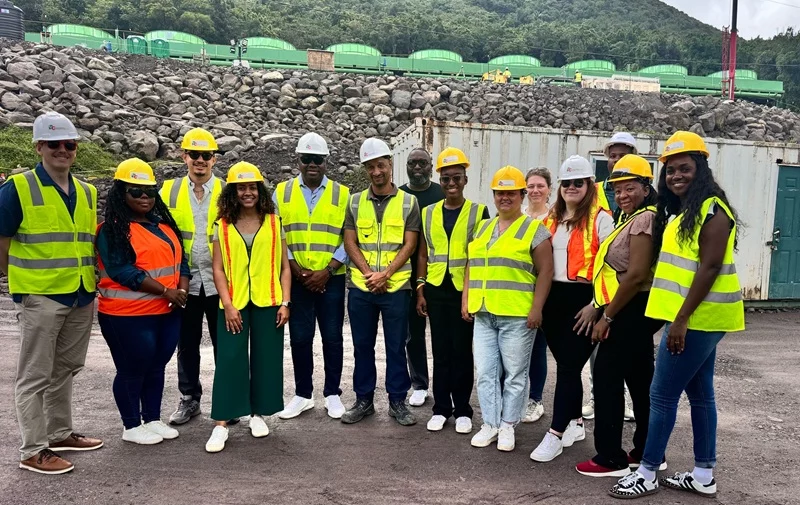 Delegation From the Caribbean Canada Leaders Dialogue at Dgdc Project Site Laudat Dominica