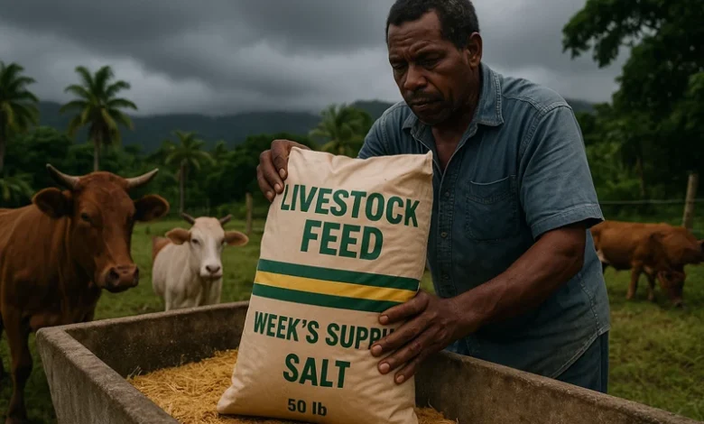 Livestock Farmer in Dominica Rural Village