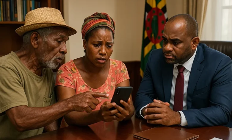 Minister Listening to the People Talk