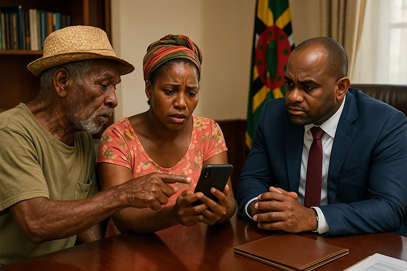 Minister Listening to the People Talk