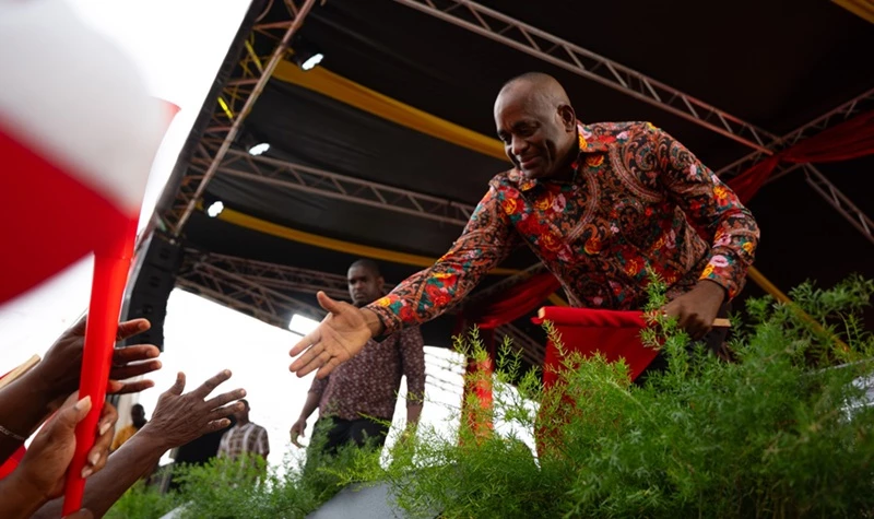 Skerrit at National Rally in Dublanc DLP for 70