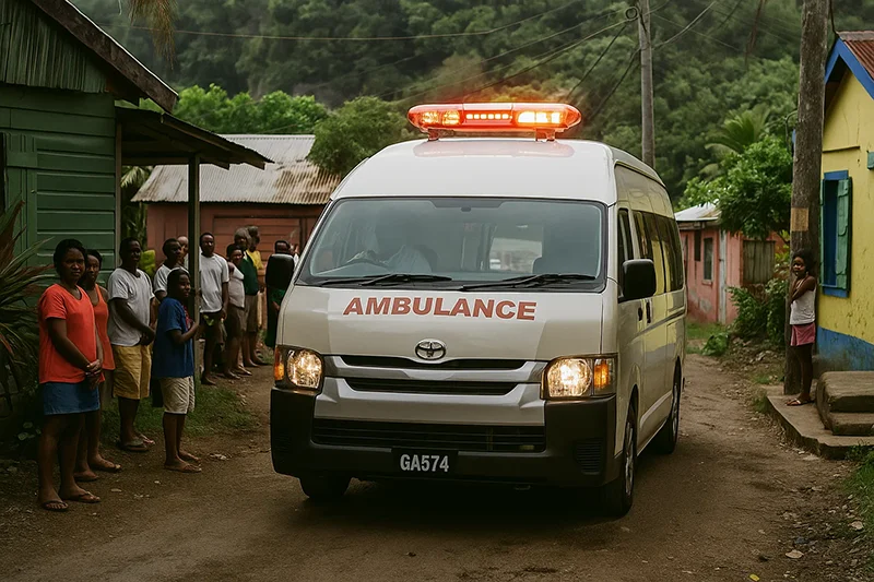 Ambulance Services Dominica Rural Village