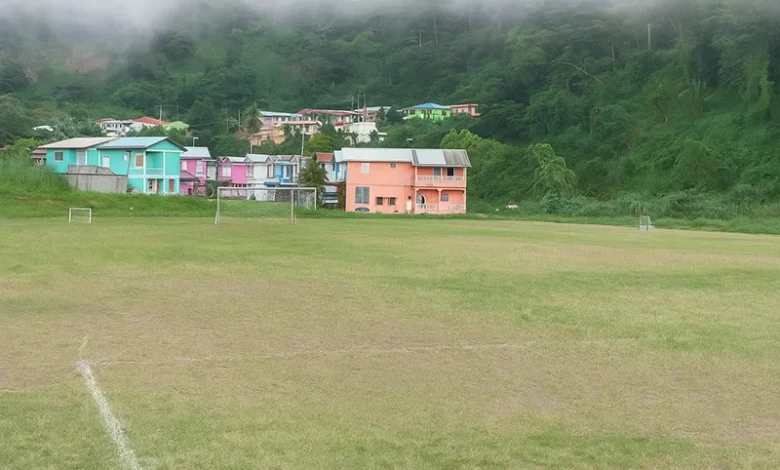 Bath Estate Football Field in Roseau, Dominica