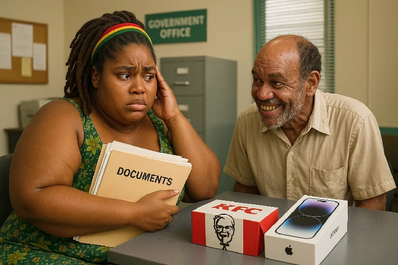 Inhumane Public Officer with Vunerable Woman