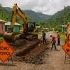 Road Works in Dominica Rural Village
