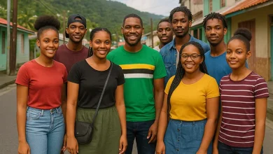 Young people in Dominica