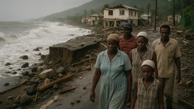 Hurricane Lenny (1999) impact on Dominica