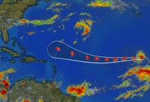 Tropical Storm Erin Tracking
